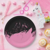 Assiettes En Carton Brosse 4 (Fête)