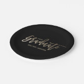 Assiettes En Carton Brossé Glimmer ÉDITABLE COULEUR Plaques de fête Gr (Angle)