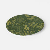 Assiettes En Carton Brouillon à feuillage persistant | Plaques botaniq (Angle)
