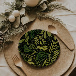 Assiettes En Carton Brouillon à feuillage persistant | Plaques botaniq<br><div class="desc">Lancez votre fête avec des fournitures festives. Ces assiettes de fête présentent de beaux feuilles aquarellés aux couleurs joyeuses des vacances</div>