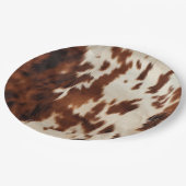 Assiettes En Carton Brown noir blanc (Angle)