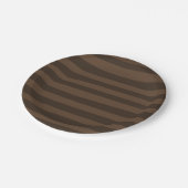 Assiettes En Carton Brown Tirages Whimsical Rustique Moderne Minimal (Angle)