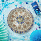 Assiettes En Carton Brownfield Chypre 19C polychrome 9" plaque à (Fête)