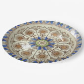 Assiettes En Carton Brownfield Chypre 19C polychrome 9" plaque à (Angle)