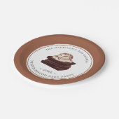 Assiettes En Carton Brownie Bake | Plaque papier à thème (Angle)