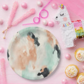 Assiettes En Carton Broyage de la crème à la menthe Ouest (Fête)