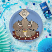 Assiettes En Carton Bruce, la fête de l'éléphant (Fête)