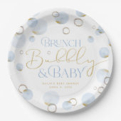 Assiettes En Carton Brunch Bubbly et Plaques de papier Baby shower (Devant)