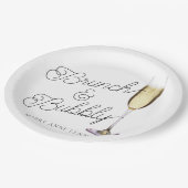 Assiettes En Carton Brunch budget et cocktail Bubbly (Angle)