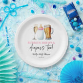 Assiettes En Carton Bubbles Brews and Diapers Too! Baby Shower (Fête)