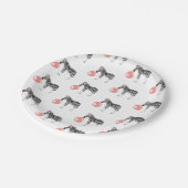 Assiettes En Carton Buble Gum Zebra Blowbble Motif (Angle)