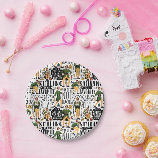 Assiettes En Carton Buddy le Motif de devis Elf (Fête)