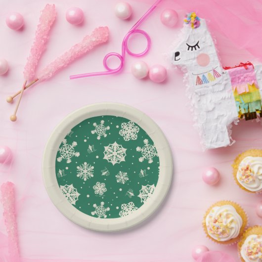 Assiettes En Carton Buddy le Motif Elf Snowflake (Fête)