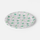 Assiettes En Carton Buds Cactus (Angle)