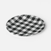 Assiettes En Carton Buffalo Check Motif Holiday (Angle)