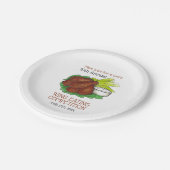 Assiettes En Carton Buffalo Hot Chicken Wings Wing Concours de manger (Angle)