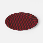 Assiettes En Carton Buffalo Plaid Boho Rustique Cabane (Angle)