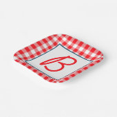 Assiettes En Carton Buffalo plaqué monogramme (Angulaire)