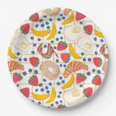 Assiettes En Carton Buffet de petit-déjeuner et de brunch (Devant)