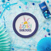 Assiettes En Carton BUGS BUNNY BUILDERS™| Hard Hat Stacked Logo (Fête)