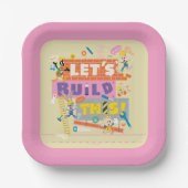 Assiettes En Carton BUGS BUNNY BUILDERS™| "Let's Build This" Work Site (Recto)