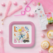 Assiettes En Carton BUGS BUNNY BUILDERS™| Lola Bunny Work Tools (Fête)