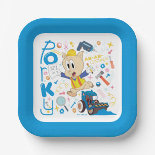 Assiettes En Carton BUGS BUNNY BUILDERS™ Outils de travail de Porky P
