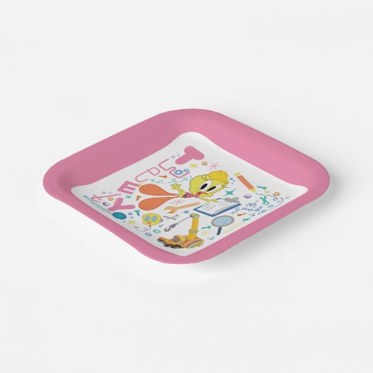 Assiettes En Carton BUGS BUNNY BUILDERS™| TWEETY™ Work Tools (Angulaire)