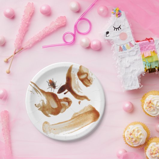 Assiettes En Carton BugZeez™ Grilles à bascule glacé (Fête)