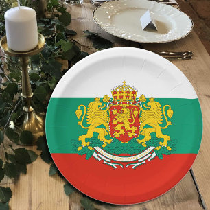 Assiettes En Carton Bulgarie, fête du drapeau bulgare, anniversaire /s