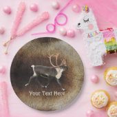 Assiettes En Carton Bull Caribou (Reindeer) (Fête)