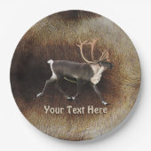Assiettes En Carton Bull Caribou (Reindeer) (Devant)