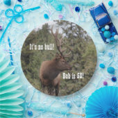 Assiettes En Carton Bull Elk À Jasper (Alberta) 50e anniversaire (Fête)