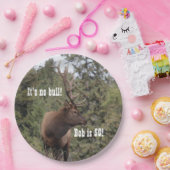 Assiettes En Carton Bull Elk À Jasper (Alberta) 50e anniversaire (Fête)