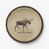 Assiettes En Carton Bull Moose (Devant)