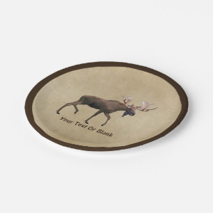 Assiettes En Carton Bull Moose