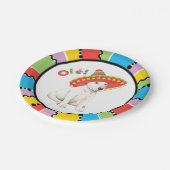 Assiettes En Carton Bull-terrier de fiesta (Angle)