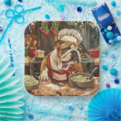 Assiettes En Carton Bulldog Holiday Baking : Noël festif (Fête)