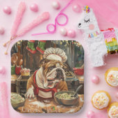 Assiettes En Carton Bulldog Holiday Baking : Noël festif (Fête)