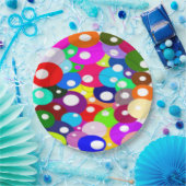 ASSIETTES EN CARTON BULLES (Fête)