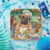 Assiettes En Carton Bullmastiff Fête Baking : Noël festif (Fête)