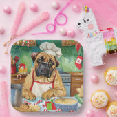 Assiettes En Carton Bullmastiff Fête Baking : Noël festif (Fête)