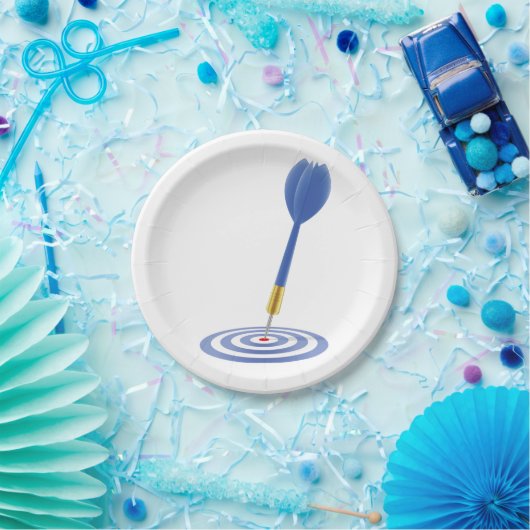 Assiettes En Carton Bullseye Dart (Fête)