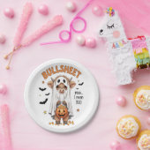 Assiettes En Carton Bullsheet Highland Cow Funny Ghost (Fête)