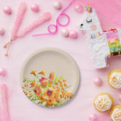 Assiettes En Carton Bunch de fleurs (Fête)