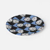 Assiettes En Carton bunco, dés, vegas (Angle)