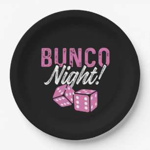 Assiettes En Carton Bunco Plates Bunco Night Party Décorations