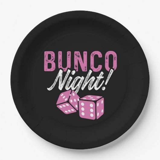 Assiettes En Carton Bunco Plates Bunco Night Party Décorations (Devant)