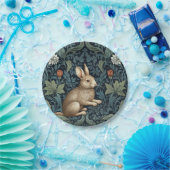 Assiettes En Carton Bunny dans la forêt Art nouveau (Fête)