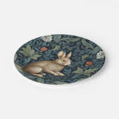 Assiettes En Carton Bunny dans la forêt Art nouveau (Angle)